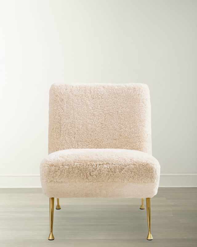 Gainsbourg Shearling Slipper Chair